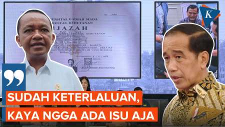Bahlil Sebut Isu Ijazah Jokowi Palsu Sudah Keterlaluan