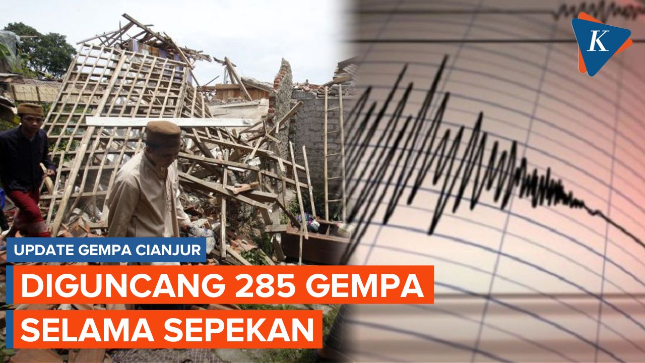 BMKG Catat Gempa di Cianjur Terjadi 15 Kali dalam Sehari
