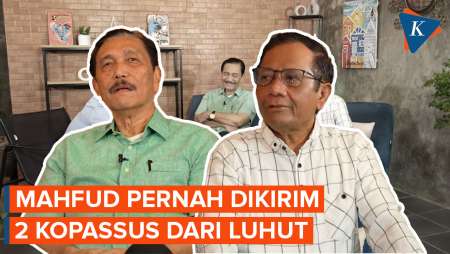 Cerita Mahfud Ditinggal Pengawal, Luhut Langsung Kirim 2 Anggota Kopassus