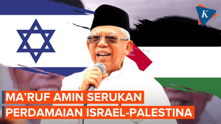 Ma'ruf Amin Minta Forum Asia-Afrika Serukan Perdamaian Israel-Palestina