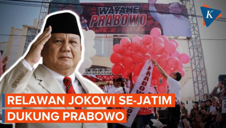 Relawan Jokowi se-Jawa Timur Dukung Prabowo di Pilpres 2024