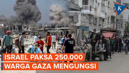 Israel Evakuasi Paksa 250.000 Warga Gaza, Memperdalam Penderitaan!