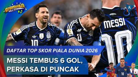 Daftar Top Skor Piala Dunia 2026, Messi Teratas Dengan 6 Gol