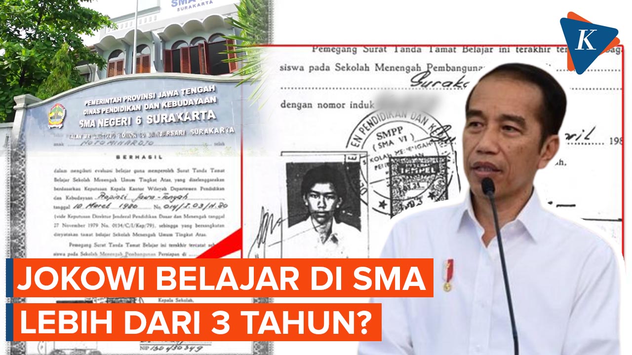 Jokowi Kok Bisa Sekolah SMA Lebih dari 3 Tahun?
