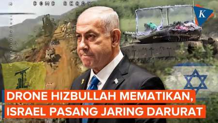 Netanyahu Kian "Frustrasi", Drone Peledak Hizbullah Bikin Israel Kewalahan