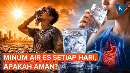 El Nino 2026 Picu Panas Ekstrem, Amankah Minum Air Es Setiap Hari?