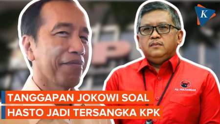 Jokowi Tanggapi Hasto Kristiyanto Ditetapkan Tersangka oleh KPK