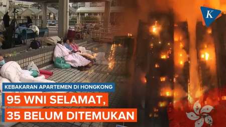 95 WNI Selamat dalam Kebakaran Apartemen Hong Kong, 35 Lainnya Hilang