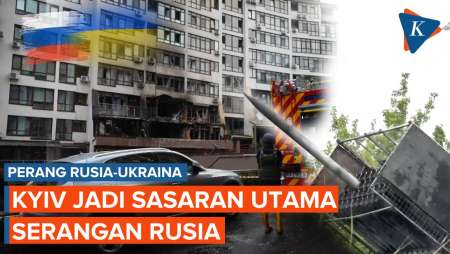 Ukraina Terus Digempur! Serangan Drone dan Rudal Rusia Hantam Kyiv