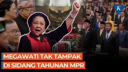 Megawati Tak Tampak di Sidang Tahunan MPR