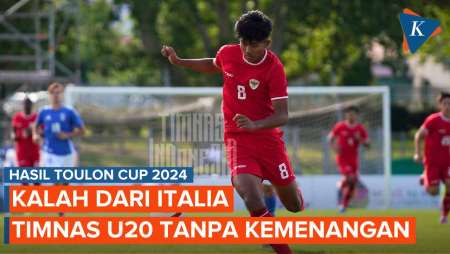 Hasil Timnas U20 Indonesia Vs Italia: Kalah Tipis, Garuda Muda Juru Kunci Tanpa Kemenangan