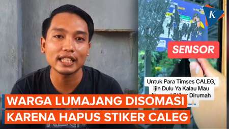 Gara-gara Unggah Video Hapus Stiker Caleg yang Ditempel di Rumahnya, Warga Lumajang Disomasi Parpol