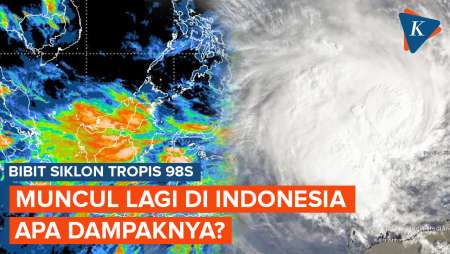 Bibit Siklon Tropis 96S Muncul Lagi Di Indonesia, Ini Kata BMKG!