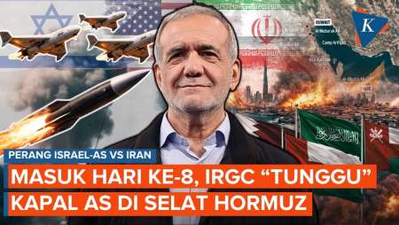 Fakta Perang Hari Ke-8: Pezeshkian Minta Maaf, IRGC "Tantang" AS Di Selat Hormuz