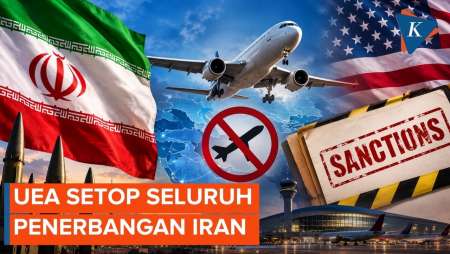 Patuh Sanksi AS, UEA Larang Penerbangan Iran
