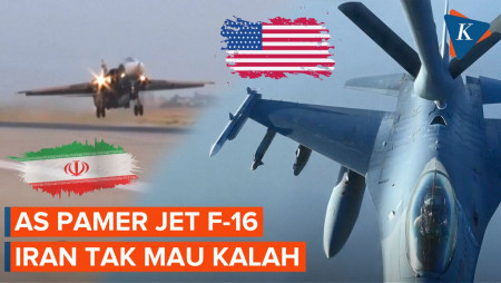 AS Pamer Jet F-16 di Selat Hormuz, Iran Balas dengan F-14