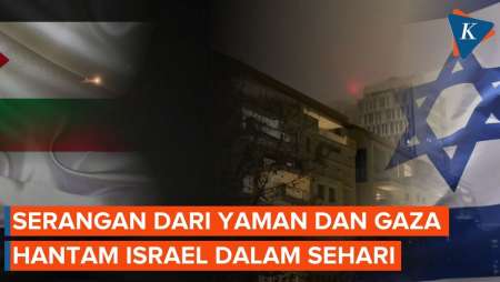 Israel Diserang Rudal dari Yaman dan Roket dari Gaza dalam Sehari