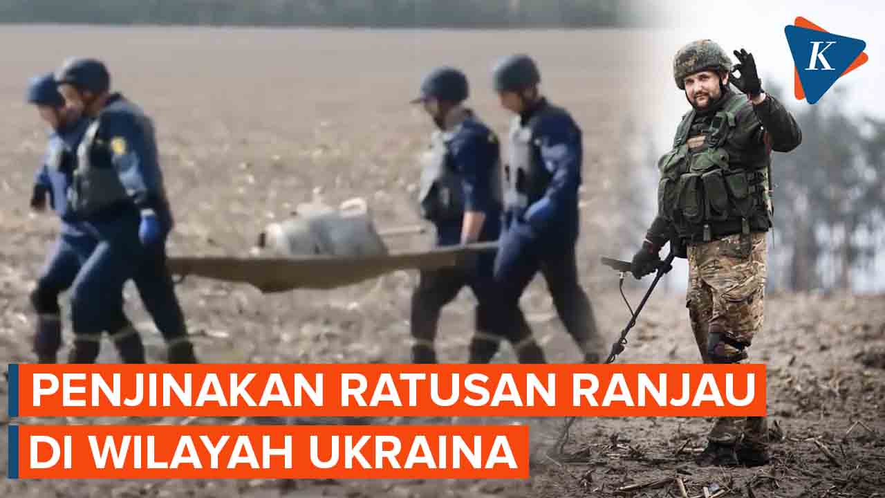 Ratusan Ranjau Dijinakkan di Wilayah Ukraina yang Ditinggalkan Rusia