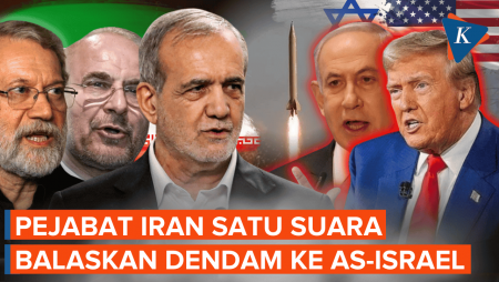 "Mata Dibalas Mata", Pejabat Iran Satu Suara Siap Balas AS-Israel