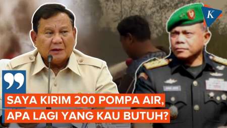 Pangdam Minta 50 Pompa Air Untuk Karhutla, Prabowo: Saya Kirim 200, Apa Lagi Kau Butuh?