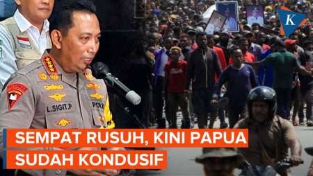 Kapolri Ungkap Kondisi Papua Sudah Kondusif