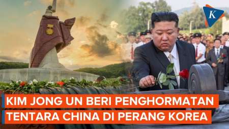 Kenang Bantuan di Perang Korea, Kim Jong Un Beri Penghormatan pada Tentara China