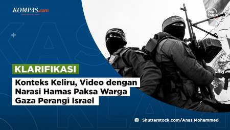 [KLARIFIKASI] Konteks Keliru, Video dengan Narasi Hamas Paksa Warga Gaza Perangi Israel