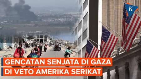 AS Lagi-lagi Veto Resolusi DK PBB soal Gencatan Senjata di Gaza