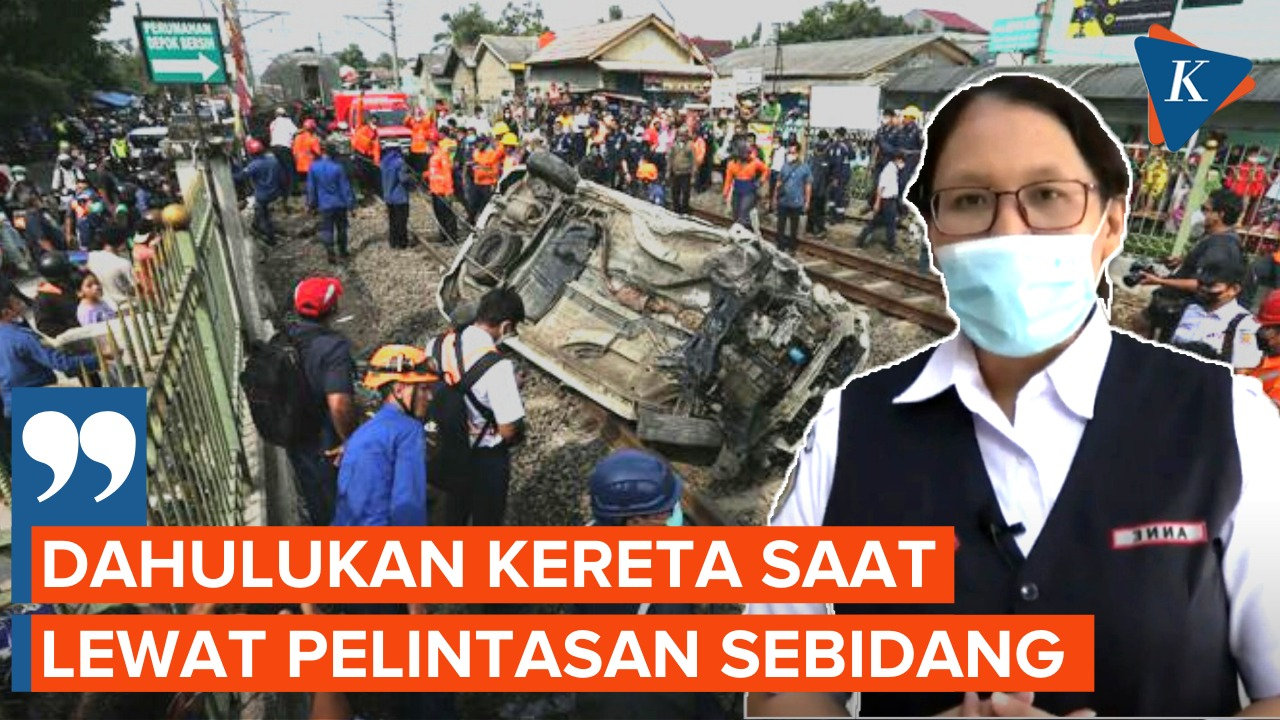 Ini Imbauan PT KCI Usai Peristiwa Mobil Tertabrak KRL di Depok