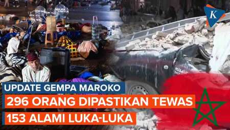 Pemerintah Maroko Pastikan 296 Orang Tewas akibat Gempa Bumi Jumat Malam