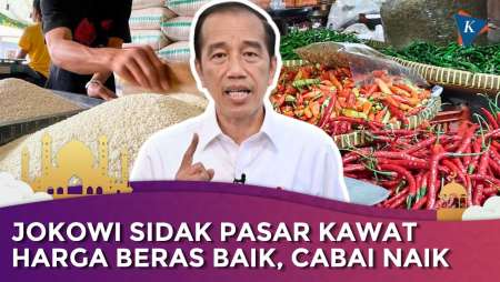 Jokowi Sidak Harga di Pasar Kawat Tanjungbalai, Harga Cabai Naik