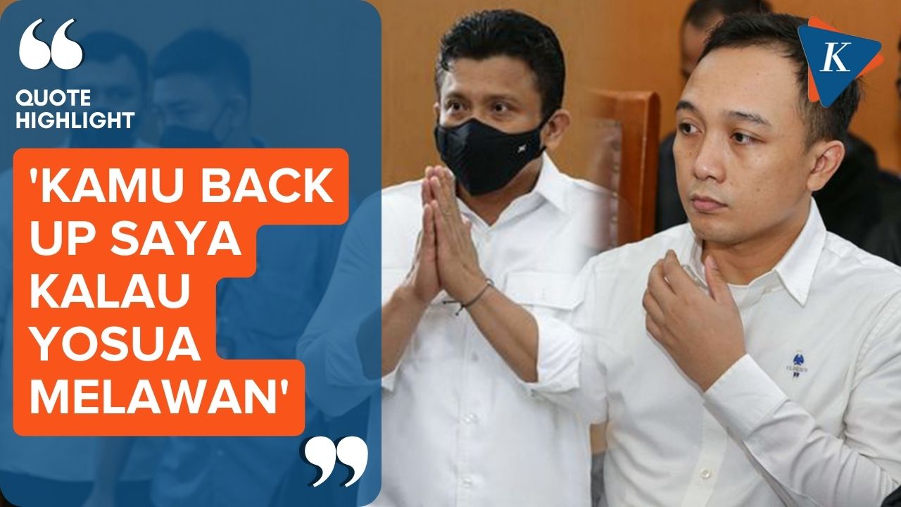 Momen Ricky Rizal Tirukan Pernyataan Sambo yang Minta Tembak Brigadir Yosua