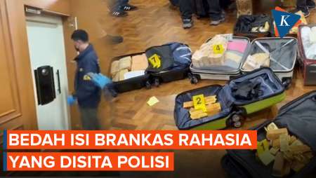 Terbongkar Isi Brankas Rahasia Di Balik Dinding, Polri Amankan Uang Tunai Dan Emas 74 Kg