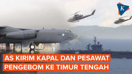 Peringatkan Iran, AS Kerahkan Kapal Perusak dan Pesawat Pengebom B-52 ke Timur Tengah