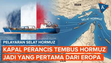 Kapal Perancis Aman Tembus Selat Hormuz, Pertama Dari Eropa!