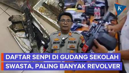Polisi: 995 Senjata Di Sekolah Jaksel Mayoritas Air Gun, Tapi Ada Senpi
