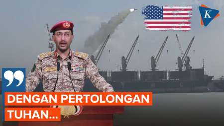 Tembakkan Rudal ke Kapal Milik AS, Houthi: dengan Pertolongan Tuhan