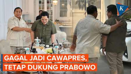 Kisah Erick Thohir, Tetap Dukung Prabowo walau Tak Terpilih Jadi Bacawapres