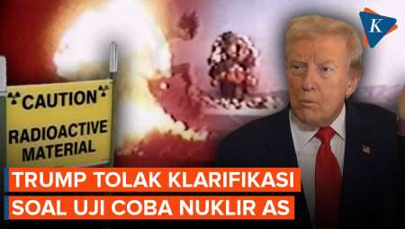 Tolak Klarifikasi Kabar AS Uji Coba Nuklir, Trump: Kalian Segera Tahu