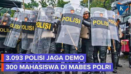 300 Mahasiswa UI Akan Demo, Ribuan Polisi Disiagakan Di Sekitar Mabes Polri