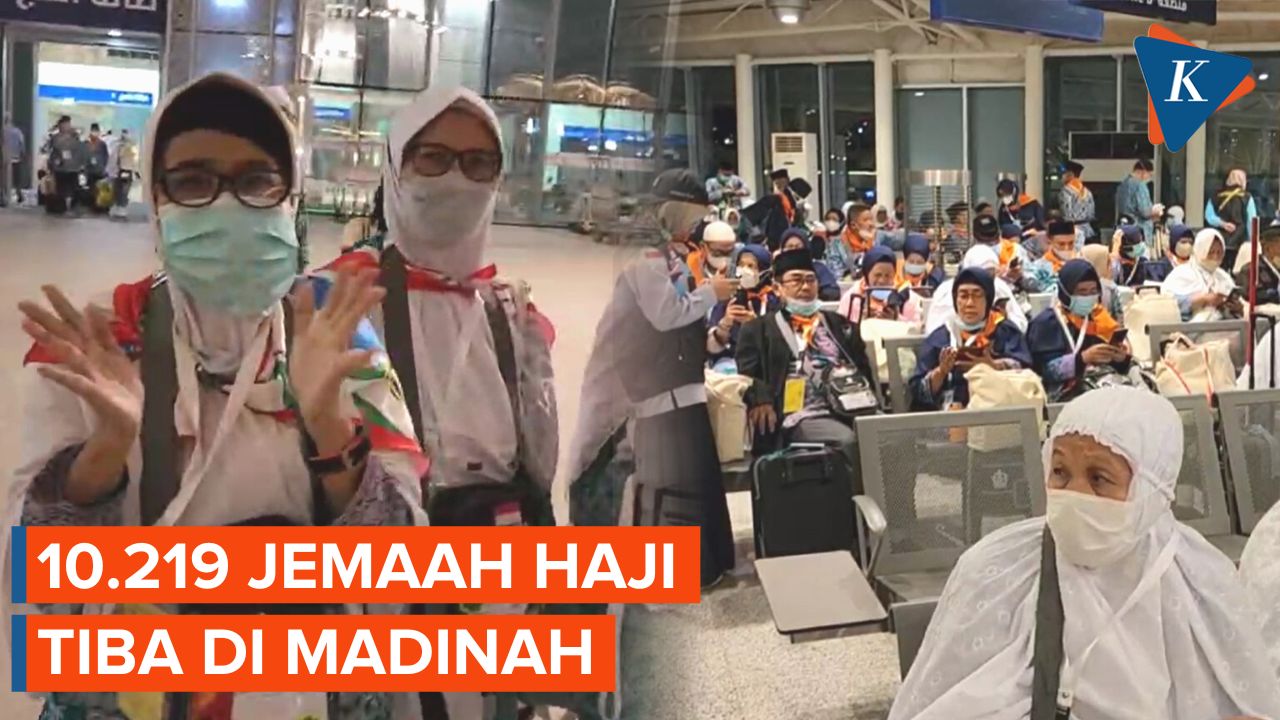 Momen Jemaah Haji Asal Indonesia Tiba di Tanah Suci