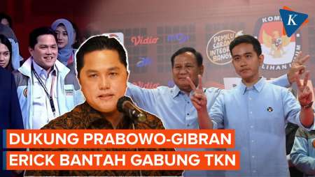 Inisiatif Datangi Rumah Prabowo, Erick Thohir Resmi Dukung Prabowo-Gibran