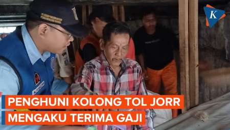 Cerita Penghuni Kolong Tol JORR, Ternyata Dibayar Rp 100.000 