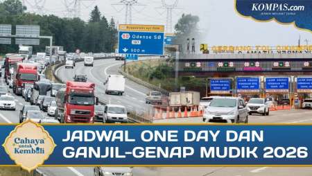Catat! Jadwal One Way dan Ganjil-Genap Arus Mudik Lebaran 2026 di Tol Trans Jawa