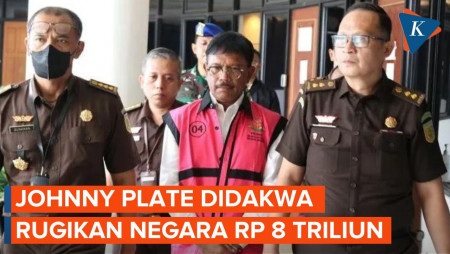 Mantan Menkominfo Johnny Plate dkk Didakwa Rugikan Negara Rp 8 Triliun dalam Korupsi BTS