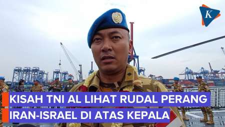 Cerita TNI AL Bertugas Di Lebanon, Saksikan Langsung Rudal Perang Iran Vs Israel