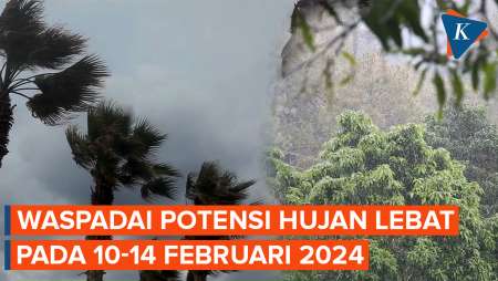 BMKG: 26 Wilayah Berpotensi Hujan Lebat pada 10 Februari hingga Hari Pencoblosan