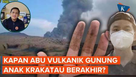 Kapan Hujan Abu Vulkanik Anak Krakatau Berhenti? Begini Kata Pakar