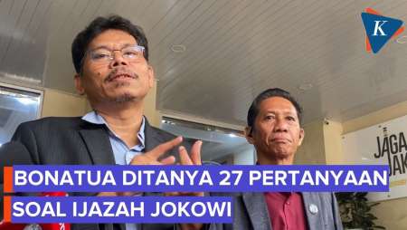 Keterangan Bonatua Silalahi Setelah Diperiksa 6 Jam Soal Ijazah Jokowi