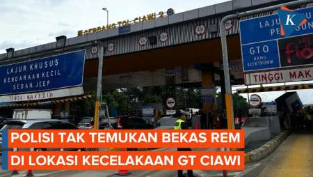 Polisi Tak Temukan Bekas Jejak Rem di Lokasi Kecelakaan Gerbang Tol Ciawi